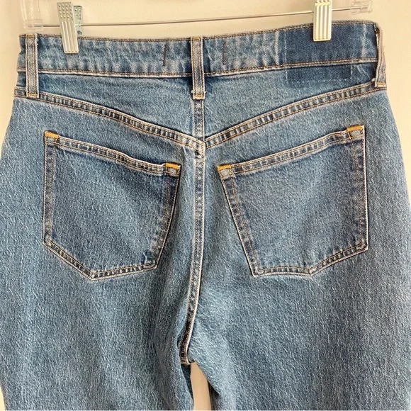 Abercrombie Curve Love High Rise 90s Relaxed Jeans Medium Wash 27 Long - Picture 9 of 14